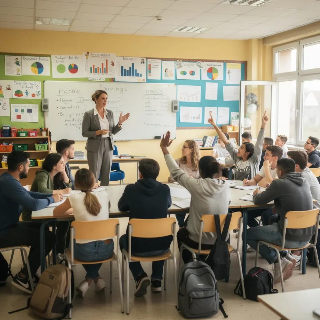 Olvasó, aki élvezettel tanulmányoz egy pénzügyi témájú könyvet, miközben jegyzetel.